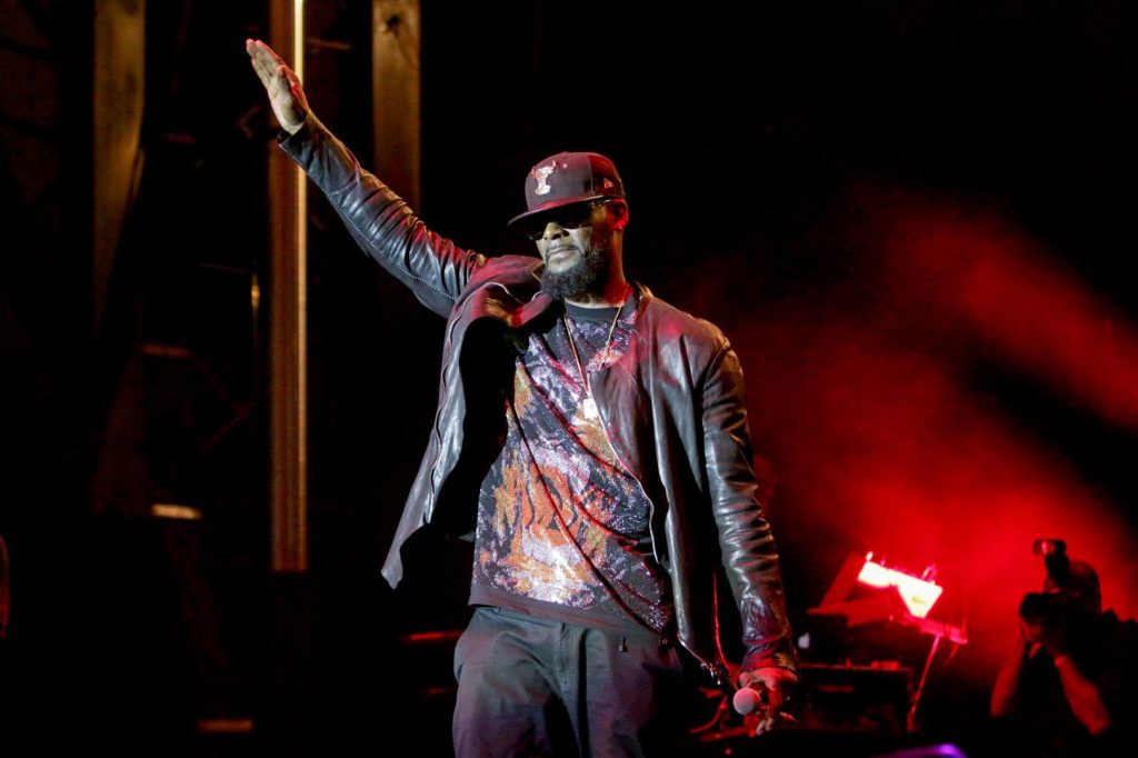 Surprise guest R. Kelly at Union Park in Chicago, IL on Sunday Sept. 25, 2016 at the second annual AAHH! Fest. Photo courtesy of Tito Garcia
