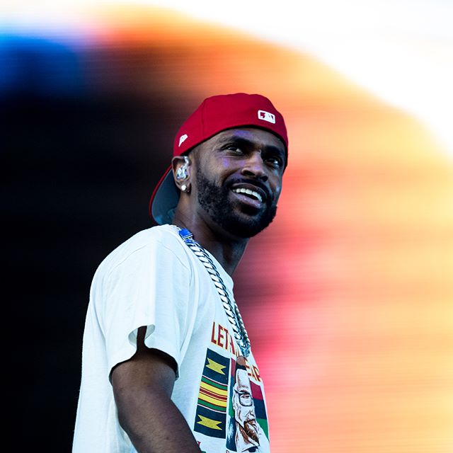 Big Sean, looks back, ready to bounce back, after performing one of Lollapalooza's most inspiring sets ever at the Bud Light stage on Sunday Aug. 6, 2017. Photo courtesy of Scott Witt 